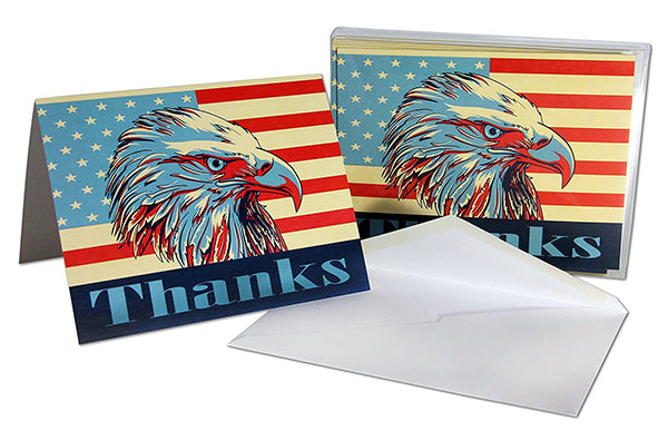 ProSticker 1092 Thank You American Veterans Eagle Decal – 4" Bumper Sticker