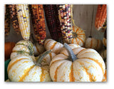 Pumpkins and Gourds Autumn Note Cards - Blank Inside with Envelopes - 5.5"x4.25" - 12 or 24 Packs