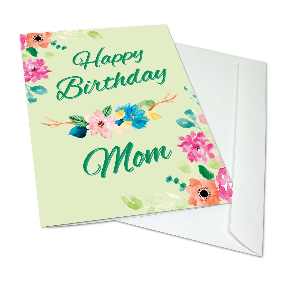 Large Happy Birthday Mom Card Blank Inside With Envelopes 11 75 x9 Large happy birthday mom card blank inside with envelopes 11 75 x9