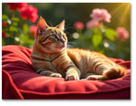 Sunlit Cat Photography Note Cards - 12 or 24 Count - Blank Inside with White Envelopes - A2 Size 5.5" x 4.25" - Perfect for Cat Lovers, Birthdays, Thank You Notes, and Everyday Use