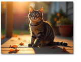 Sunlit Cat Photography Note Cards - 12 or 24 Count - Blank Inside with White Envelopes - A2 Size 5.5" x 4.25" - Perfect for Cat Lovers, Birthdays, Thank You Notes, and Everyday Use