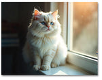 Sunlit Cat Photography Note Cards - 12 or 24 Count - Blank Inside with White Envelopes - A2 Size 5.5" x 4.25" - Perfect for Cat Lovers, Birthdays, Thank You Notes, and Everyday Use