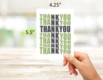 Cross Thank You Cards - Blank Inside with Envelopes - 5.5"x4.25" - Available in 12 or 24 Packs
