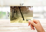 Beautiful Winter Scenes Cards - Blank Inside with Envelopes - 5.5"x4.25" - 12 or 24 Packs