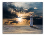 Lighthouse Sunsets Greeting Cards - Blank Inside with Envelopes - 5.5"x4.25" - 12 or 24 Packs