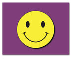 Smiley Face Note Cards-Blank Inside-5.5"x4.25"-12 or 24 Packs