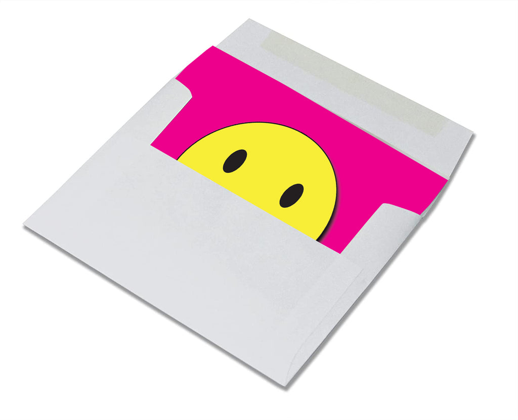 Smiley Face Note Cards-Blank Inside-5.5