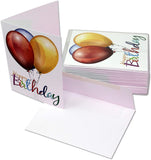 Happy Birthday Greeting Cards - Blank Inside with Envelopes - 5.5"x4.25" - Available in 12 or 24 Packs