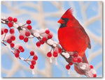 Cardinal Greeting Cards - 4 Designs - Blank Inside 5.5"x4.25" - Available in 12 and 24 Packs