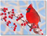 Cardinal Greeting Cards - 4 Designs - Blank Inside 5.5"x4.25" - Available in 12 and 24 Packs