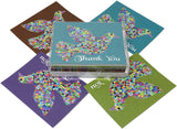 Mosaic Dove Thank You Cards-Blank Inside with Envelopes-5.5" x 4.25"-12 or 24 Packs