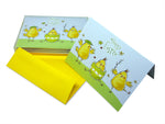 Joyful Easter Chicks Cards - Blank Inside with Yellow Envelopes - 7"x5" (A7) -12 Pack