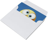 Emoji Faces Cards-Blank Inside with Envelopes-5.5"x4.25"-12 or 24 Packs