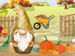 Fall Gnomes Autumn Cards - Blank Inside with Envelopes - 5.5"x4.25" - 12 or 24 Packs