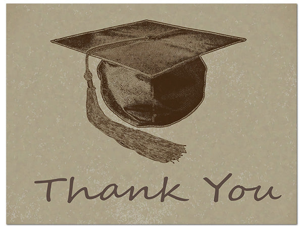 Thank You Cards - Graduation - Vintage - Blank on The Inside - Includes Cards and Envelopes - 5.5" x 4.25" (24 Pack) Thank You Cards - Graduation - Vintage - Blank on The Inside - Includes Cards and Envelopes - 5.5" x 4.25" (24 Pack)