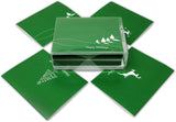 Green Happy Holidays Cards-Blank Inside with Envelopes-5.5"4.25"-12 or 24 Packs