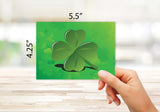 Good Luck St. Patrick's Day Greeting Cards - Blank Inside - 5.5"x4.25" - Available in 12 or 24 Packs