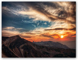 Mountain Sunsets Note Cards-Blank Inside-5.5"x4.25"-Available in 12 or 24 Packs