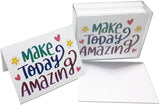 Make Today Amazing Cards-Blank Inside with Envelopes-Available in 12 or 24 Packs