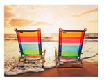Fun Beach Greeting Cards - Blank Inside with Envelopes - 5.5"x4.25" - 12 or 24 Packs