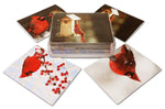 Cardinal Greeting Cards - 4 Designs - Blank Inside 5.5"x4.25" - Available in 12 and 24 Packs