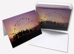 Sunset Graduation Cards - Blank Inside with Envelopes - Available in 12 or 24 Packs