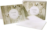 Farmhouse Style Thank You Cards - Blank Inside - 5.5"x4.25" - Available in 12 or 24 Packs